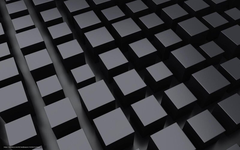 black cube grid pattern