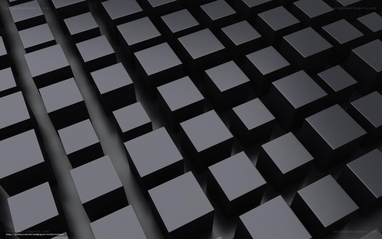 black cube grid pattern
