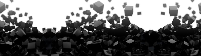 Black Cubes Falling — Dynamic