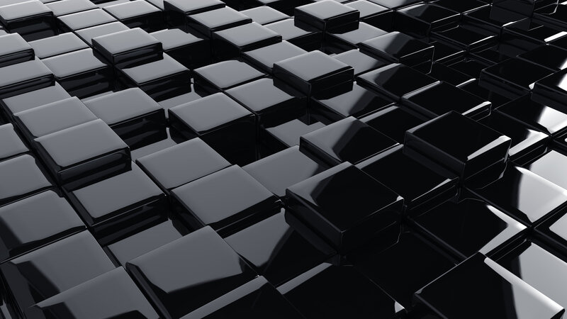 Black Cubes in Grid