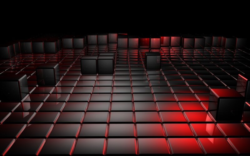 Black Cubes on Grid
