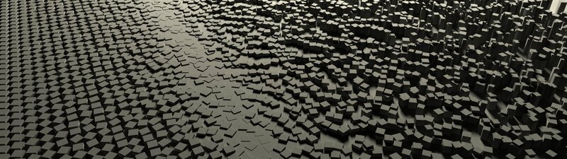 Black Cubes on Surface