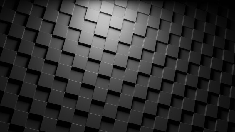 Black Cubes on Wall