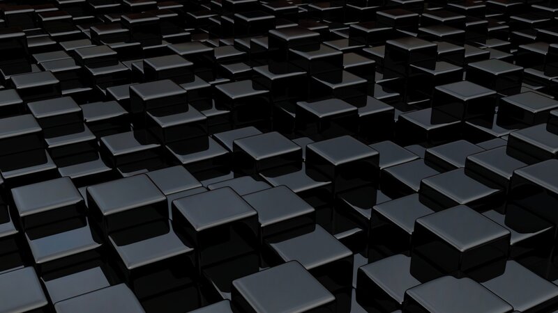 black cubes pattern