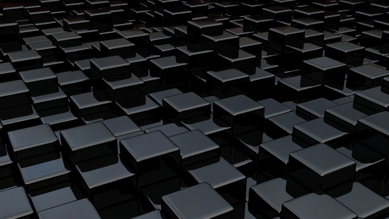 black cubes pattern