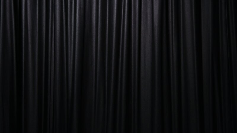 black curtain fabric texture