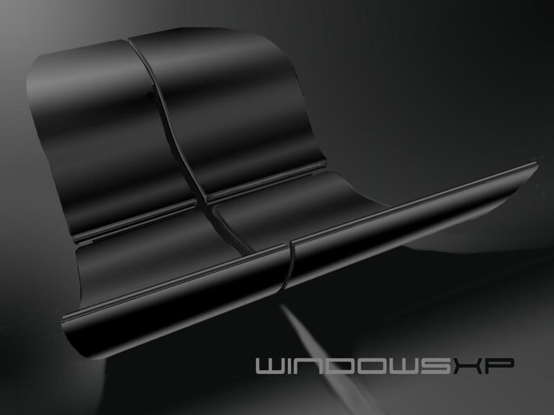 Black Curved Object