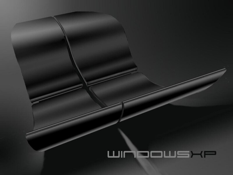 Black Curved Panels — Minimalist