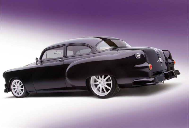 Black Custom Car — Dramatic, 3d Render
