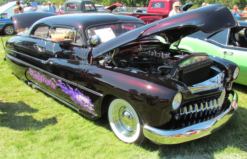 Black Custom Car — Outdoor, Afternoon, Photograph