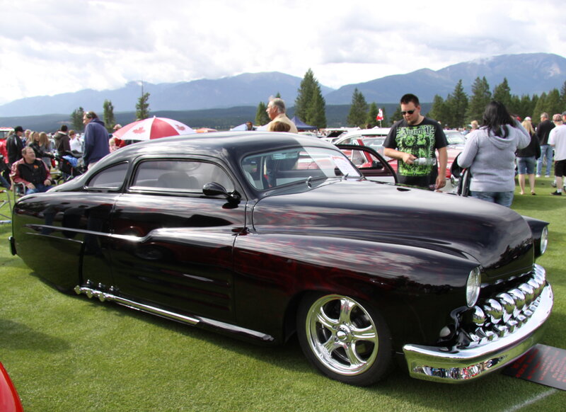 Black Custom Car — Outdoor