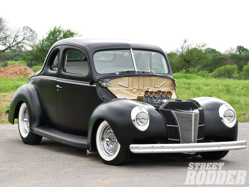 Black Custom Coupe Car