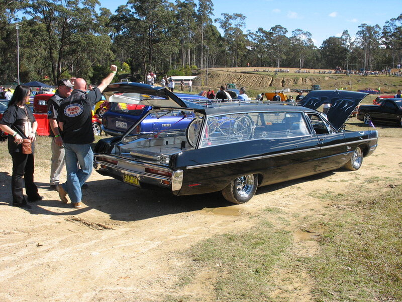 Black Custom Hearse