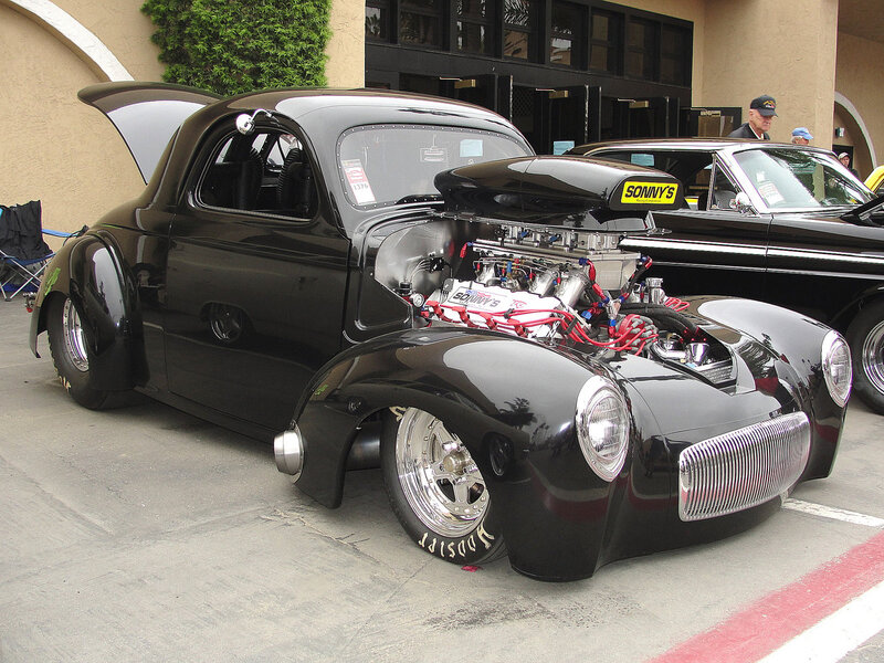 Black Custom Hot Rod — Showcase, Afternoon