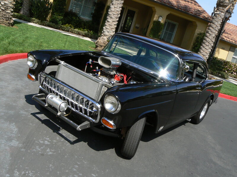 Black Custom Hot Rod