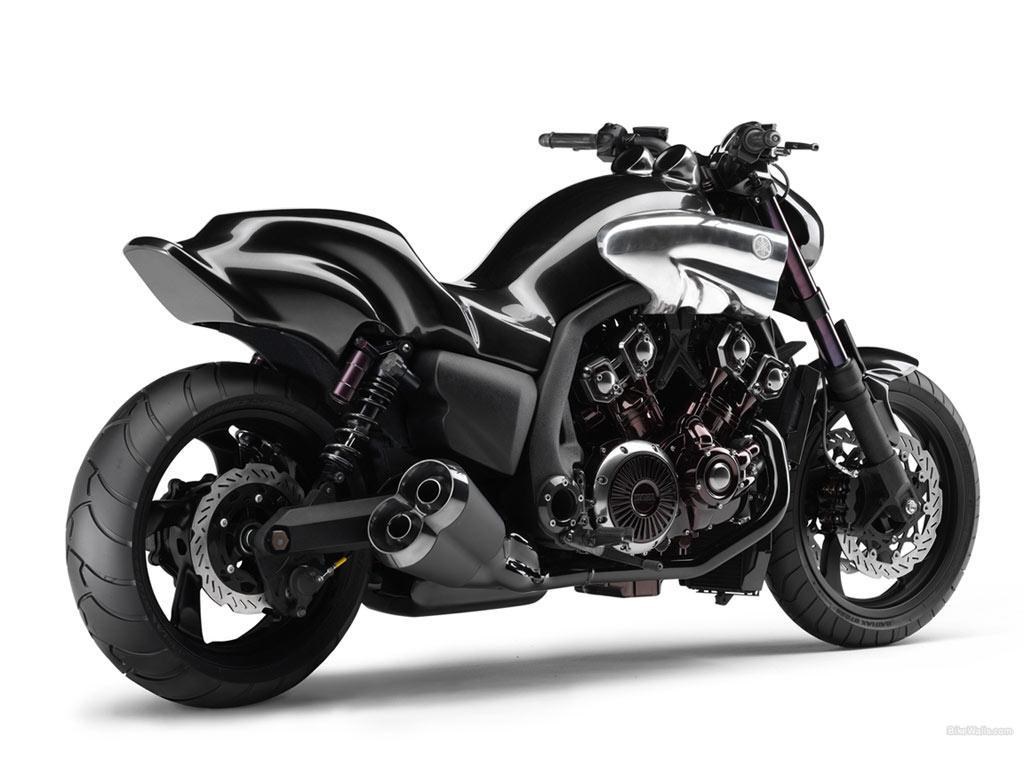 black custom motorcycle