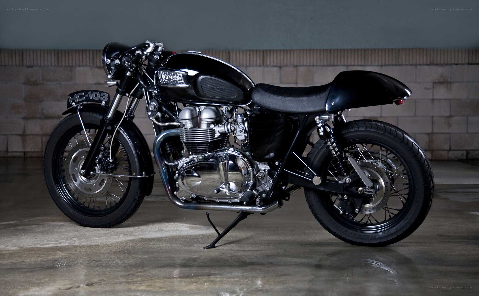 black custom motorcycle
