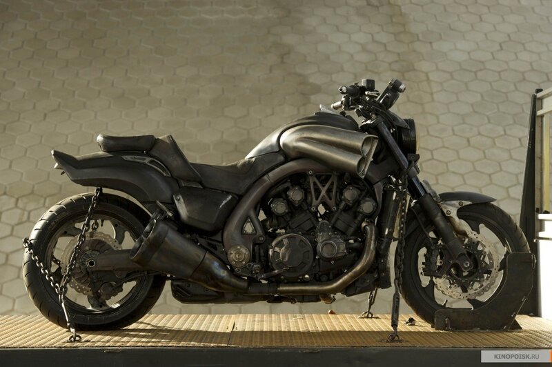 black custom motorcycle