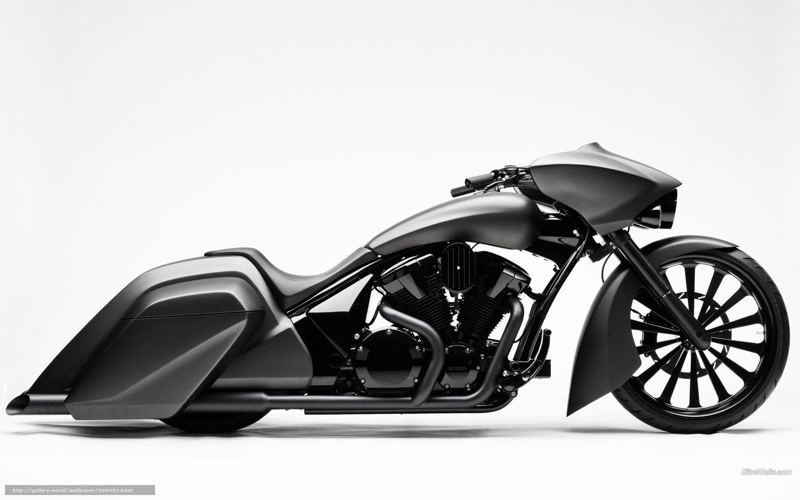 black custom motorcycle