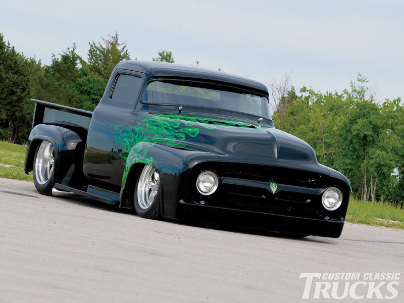 Black Custom Pickup Truck — Calm