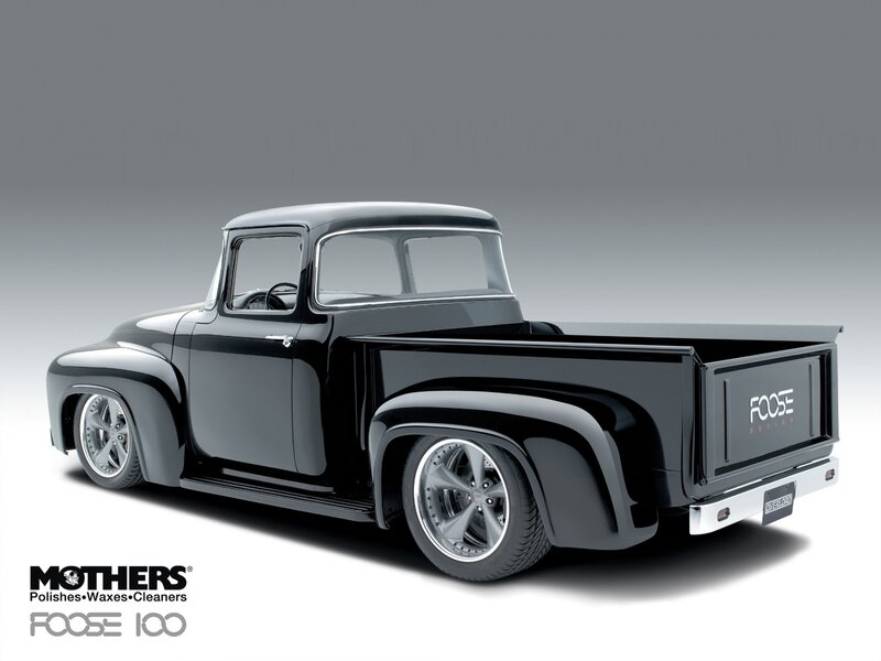 Black Custom Pickup Truck — Dramatic, Photograph, Wheels