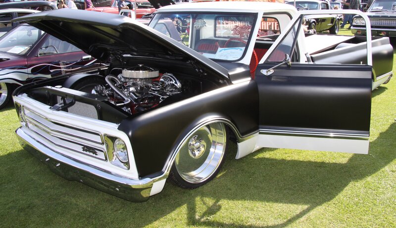 Black Custom Pickup Truck — Showcase, Afternoon