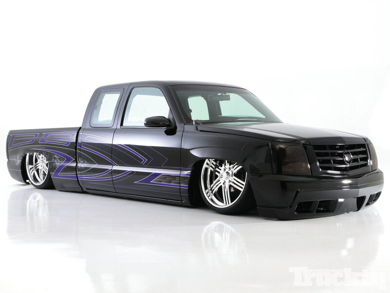 Black Custom Pickup Truck — Showcase, Photograph, Custom Wheels