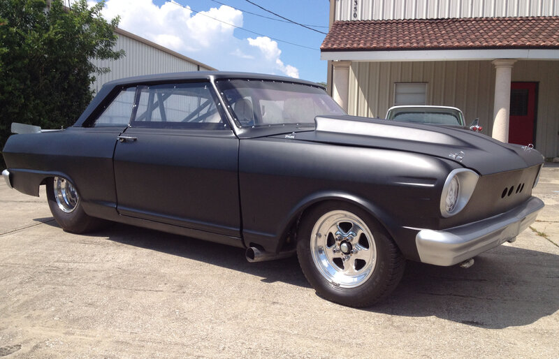Black Custom Race Car