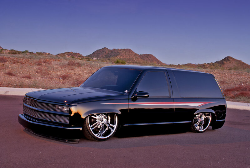 Black Custom Truck