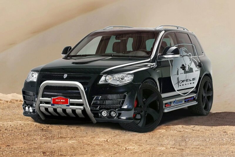black customized suv in desert