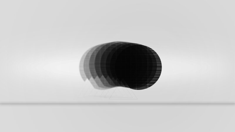 Black Cylinder Shape