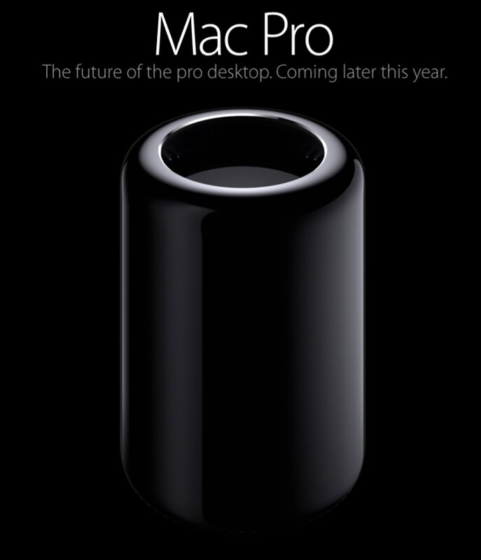 Black Cylindrical Computer — Dramatic