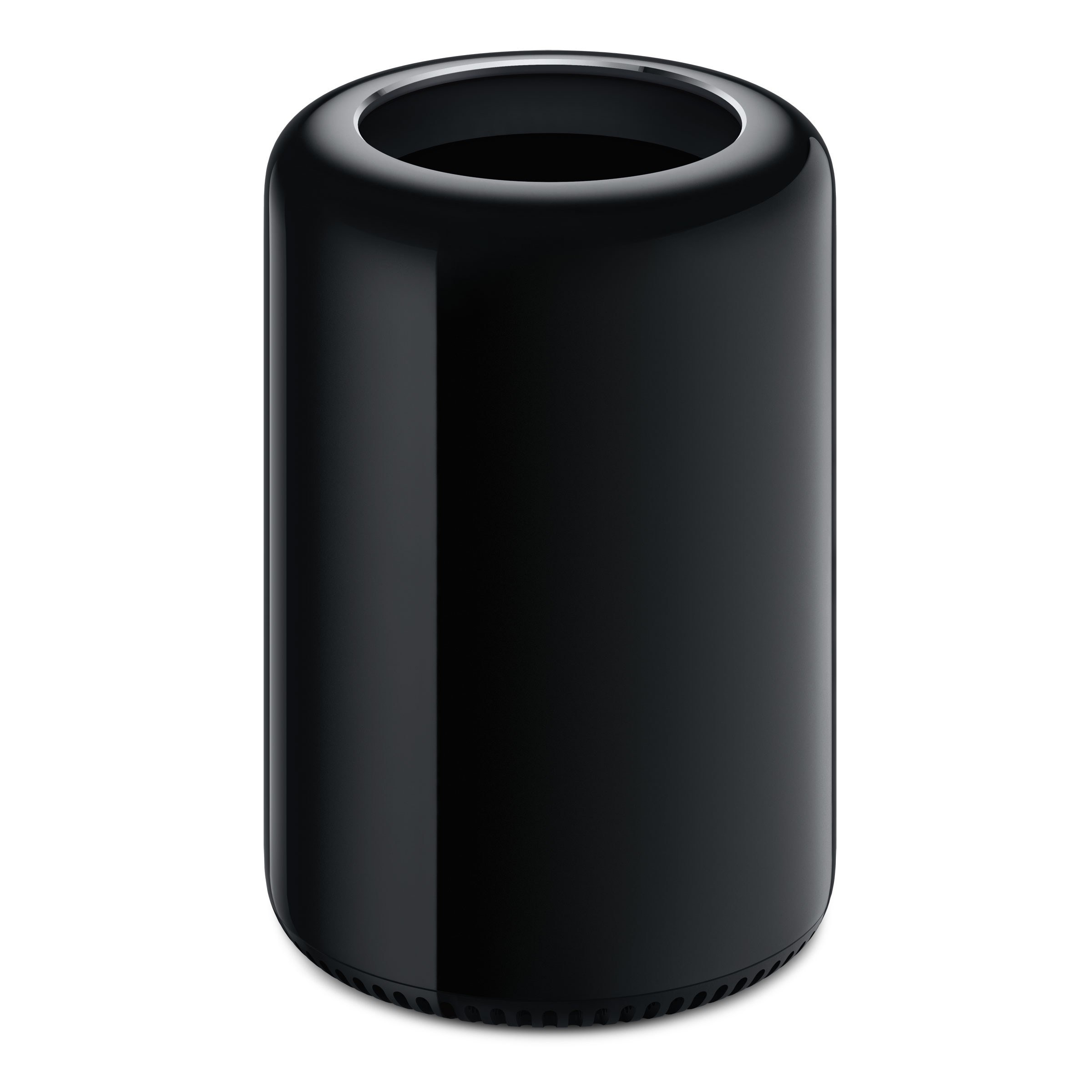 black cylindrical computer