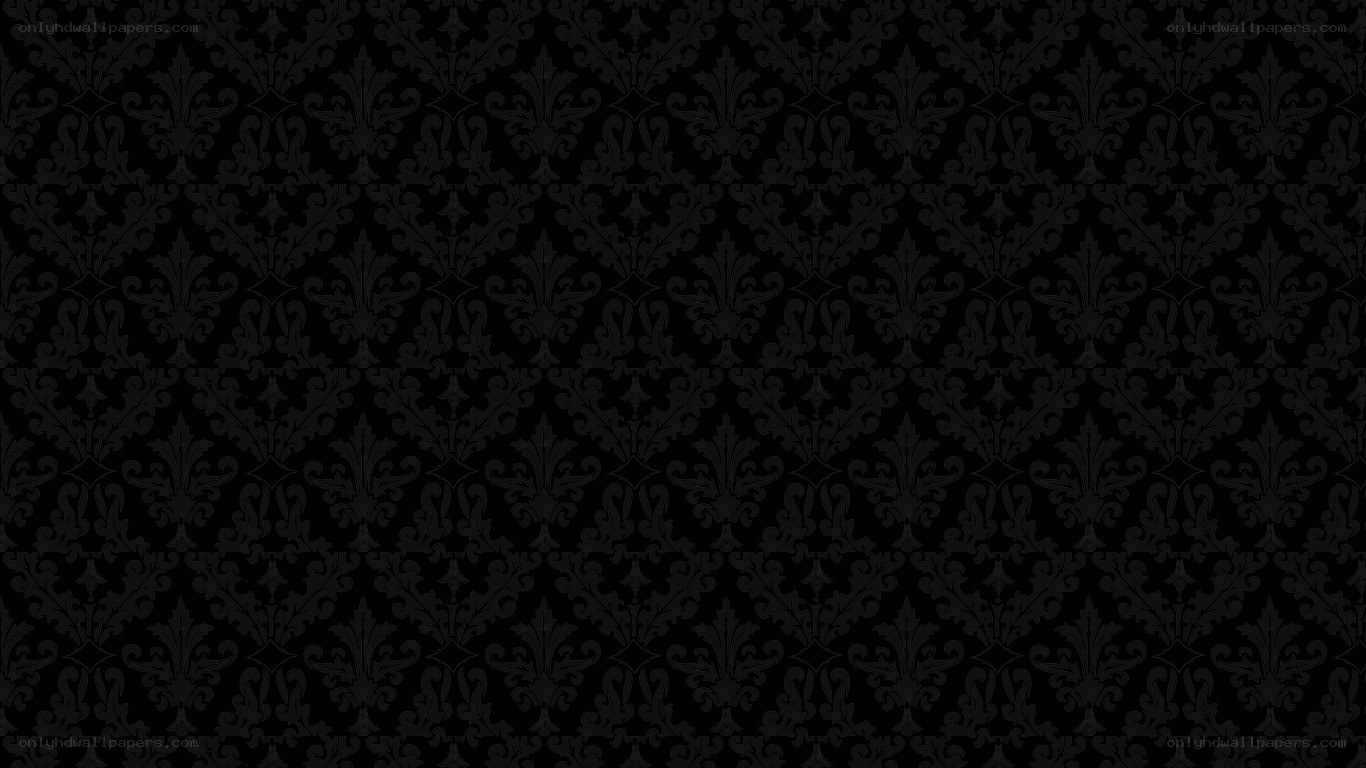 black damask pattern