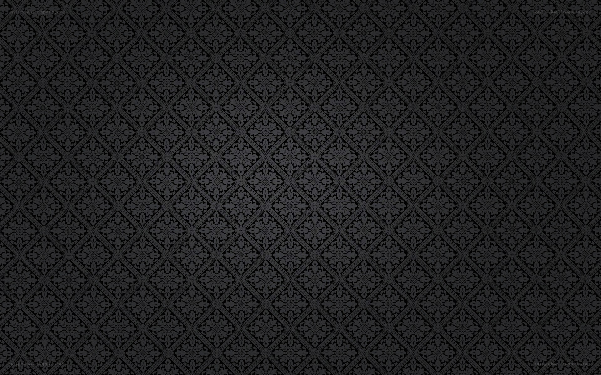 black damask pattern