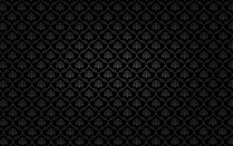 black damask pattern