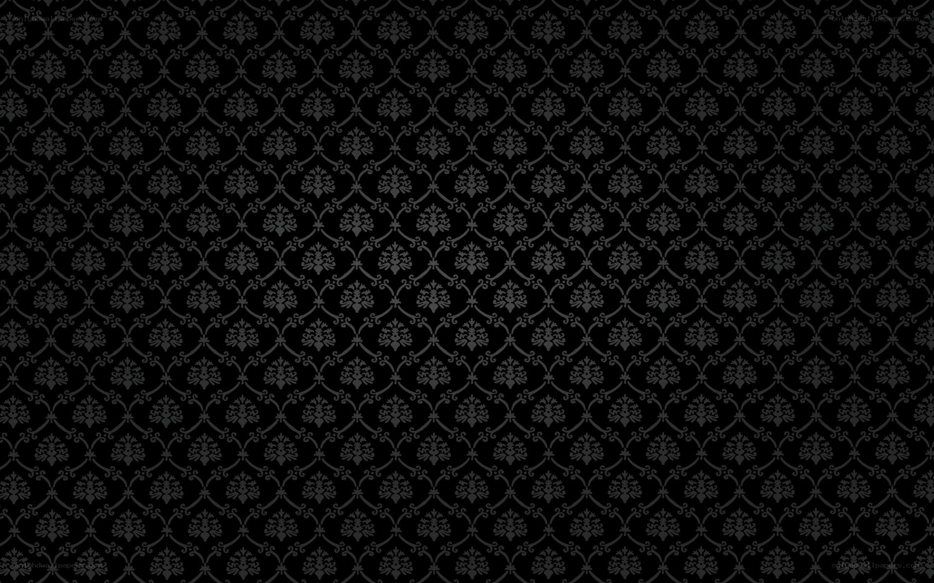 black damask pattern