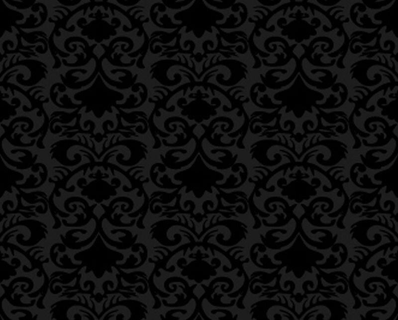 black damask pattern