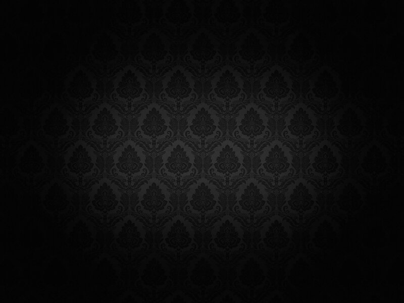 Black Damask Pattern — Dark, Abstract, Ornament