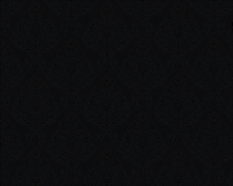Black Damask Pattern — Dark, Abstract, Texture