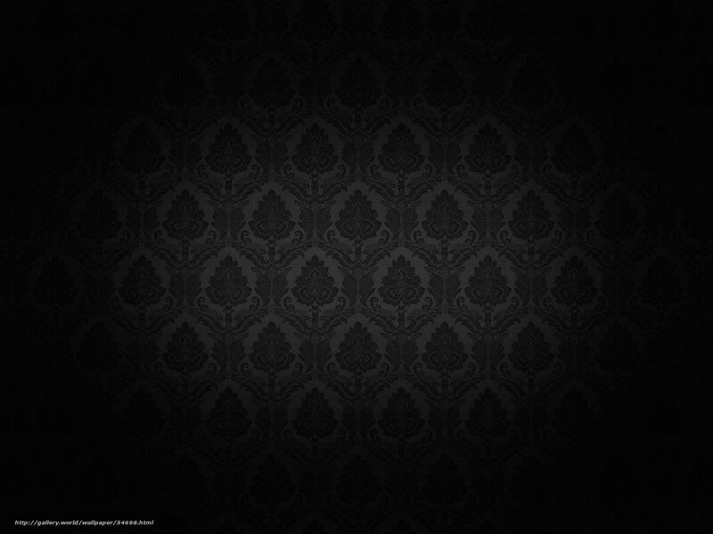 Black Damask Pattern — Dark