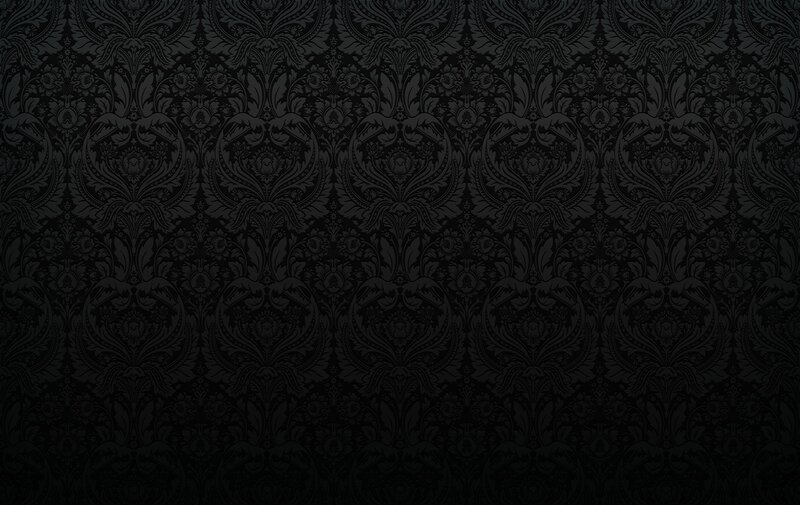Black Damask Pattern — Formal, Digital Art