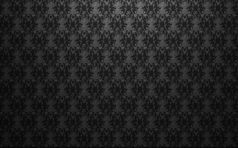 Black Damask Wallpaper — Dark