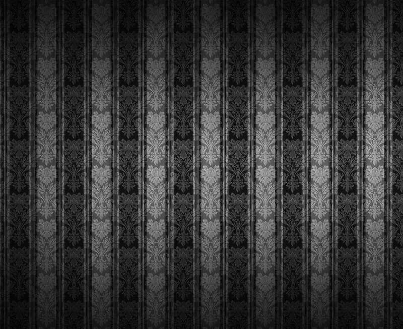 black damask wallpaper pattern