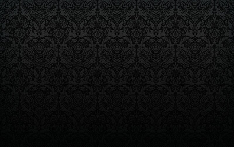 black damask wallpaper pattern