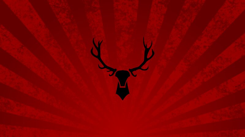 Black Deer Head Silhouette