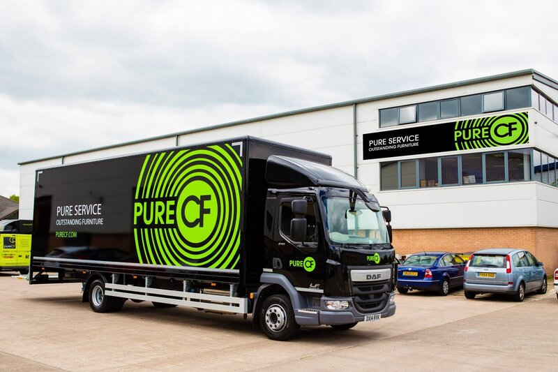 Black Delivery Truck