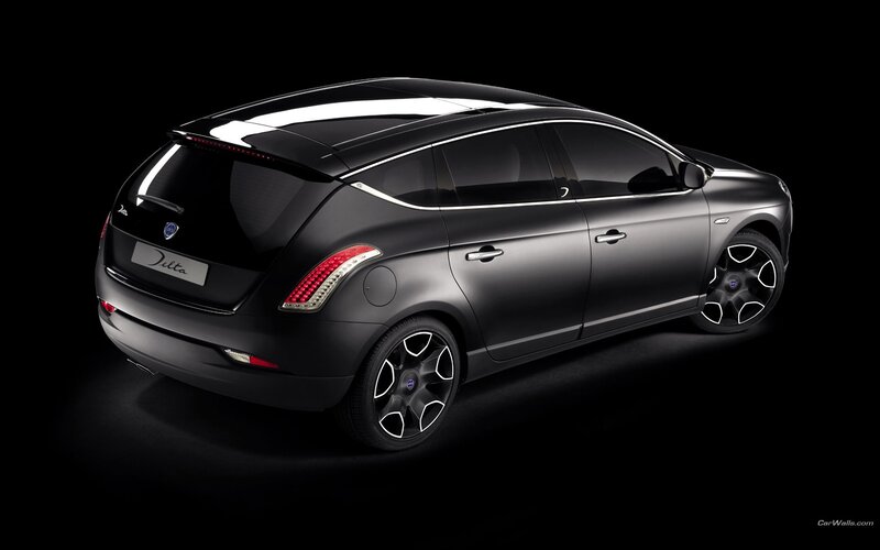 Black Delta hatchback car