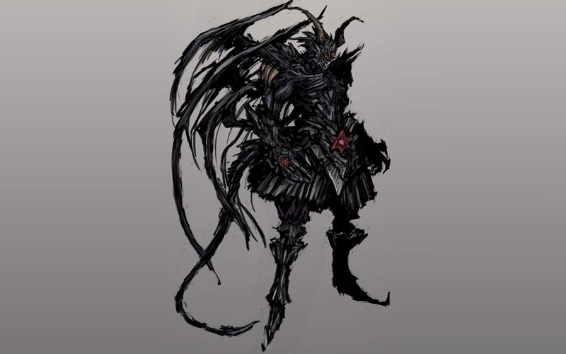 Black Demonic Creature