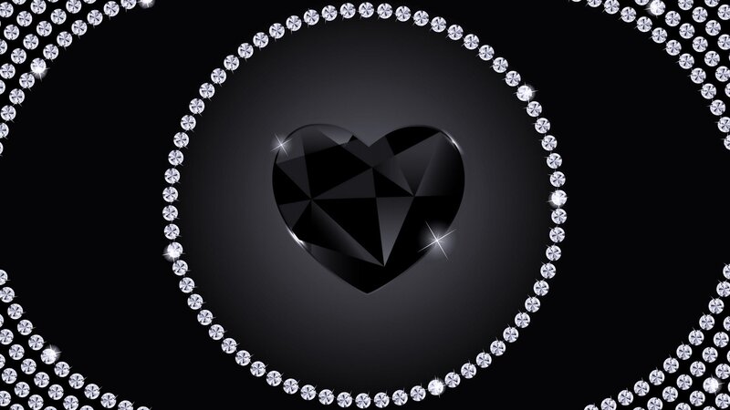 Black Diamond Heart — Luxurious